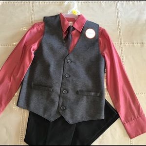 Wonder nation, boys tie dress set